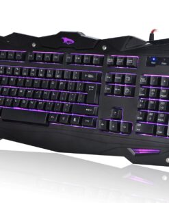 iMicro COBRA 110-Key LED Backlit USB Gaming Keyboard (IM-KBCOBV8) 15 81M3 tvnPUL