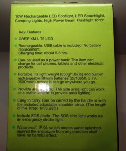 LE Rechargeable LED Camping Lantern, 1000LM, 5 Light Modes, Power Bank, IPX4 Waterproof, Lantern Flashlight for Hurricane Emergency, Hiking, Home and More, USB Cable Included 68 81M51HOUOAL