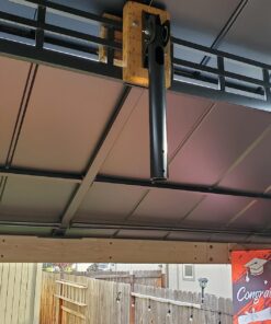 PERLESMITH Ceiling TV Mount for 26-65 inch Flat Screen Displays, Hanging Adjustable Ceiling TV Bracket Fits Most LCD LED OLED 4K TVs, Pole Ceiling Mount Holds up to 110lbs, Max VESA 400x400mm, PSCM2 34 81M5X8P9JXL