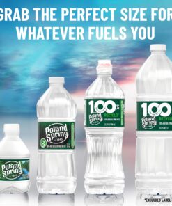 Poland Spring Brand 100% Natural Spring Water, 16.9 oz Plastic Bottles (Pack of 24) No flavor 16.91 Fl Oz (Pack of 24) 19 81M6 QI9oHL