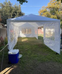 10x30 Party Tent Wedding Patio Gazebo Outdoor Carport Canopy Shade with Side 8 Removable Walls 10'x30' Party Tent 40 81M8nUgUBYL