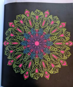 Glowing Mandalas: Coloring Book for Adults 55 81MBmgYXsL
