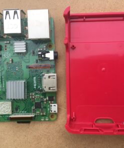 Raspberry Pi RASPBERRY-PI3-CASE Official Raspberry Pi 3 Case, Red/White Single 39 81MDCcVOl2L