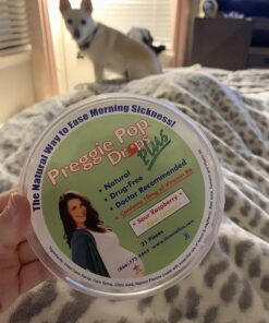 Preggie Pop Drops Plus | 21 Drops | Vitamin B6 for Morning Sickness & Nausea Relief during pregnancy | Safe for pregnant Mom & Baby | Gluten Free | Two Flavors: Lemon & Raspberry 25 81MDf0CMzwL
