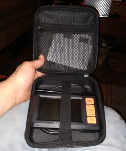 DEPSTECH Original Endoscope Case, Wireless Borescope Carrying Bag WiFi & USB Scope Cameras, Upgraded Large-Capacity Hardshell Case, Compatible with 4.3" Inspection Camera DS300, Black 32 81MElW8NbvL