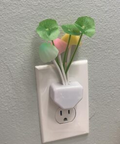 Rienar Sensor Led Night Light, Color Changing Plug-in LED Mushroom Dream Bed Lamp 44 81MEpcthy1L