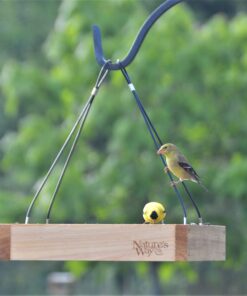 Alternative view of Nature's Way Bird Products CWF3 Cedar Platform Tray Bird Feeder 12" x 12" 12" x 12"