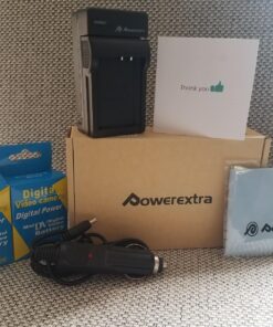 Powerextra 2 Pack LP-E10 Battery and Charger Compatible with Canon Rebel T3 T5 T6 T7 Kiss X50 Kiss X70 1100D 1200D1300D 2000D 1500D Digital Cameras 19 81MFpZt7EhL