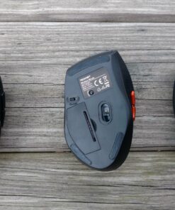 TECKNET Bluetooth Mouse, Wireless Mouse with 6 Buttons, 5 Adjustable DPI Levels, 24 Month Battery Life, Ergonomic Computer Mouse for Laptop, Computer, Mac, PC, Windows, Chromebook, Notebook Grey 70 81MFwDYNhqL