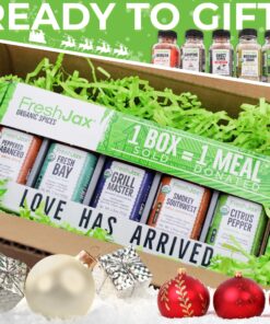 FreshJax Seasoned Sea Salt Gift Set | Pack of 5 Sea Salt Organic Seasoning | Grilling Gifts for Men | Flavored Salt Spice Set Seasoned Sea Salts 11 81MHo4G5U3L
