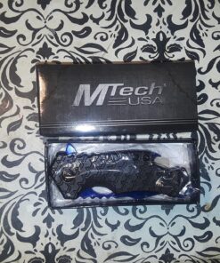 MTECH USA – Spring Assisted Folding Knife Blue 82 81MIGiOHHdL