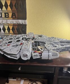 LEGO Star Wars Ultimate Millennium Falcon 75192 - Expert Building Set and Starship Model Kit, Movie Collectible, Featuring Classic Figures and Han Solo's Iconic Ship, Best Gift for Adults 116 81MItXVeqJL