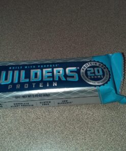 CLIF Builders - Chocolate Flavor - Protein Bars - Gluten-Free - Non-GMO - Low Glycemic - 20g Protein - 2.4 oz. (12 Count) 43 81MIvV6i4qL