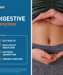 Dr. Tobias Digestive Enzymes with Amylase, Bromelain, Lipase, Lactase, Protease, Papain & More, Digestion Supplement with 18 Enzymes for Digestion and Gut Health, 60 Capsules, 30 Servings 60 Count (Pack of 1) 19 81MJ T7yH4L