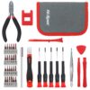 Hi-Spec 38pc Electronics Repair & Opening Tool Kit Set for Laptops, Phones, Devices, Computer & Gaming Accessories. Precision Small Screwdrivers with Pry Tools 38 Piece