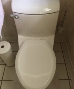American Standard 2034314.020 Champion 4 One-Piece Toilet with Toilet Seat, Elongated Front, Chair Height, White, 1.6 gpf Tank + Bowl + Seat 17 81MKQ4S7eXL