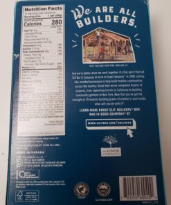 CLIF Builders - Chocolate Flavor - Protein Bars - Gluten-Free - Non-GMO - Low Glycemic - 20g Protein - 2.4 oz. (12 Count) 55 81MMQDqI3zL