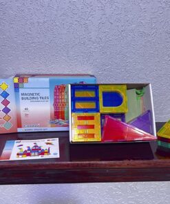 Magnetic Tiles Kids Toys STEM Magnet Toys for Toddler Magnetic Blocks Building Toys Preschool Learning Sensory Montessori Toys for 3+ Year Old Boys and Girls, Safe Creativity Toddler Kids Toys 35 81MNWpUTQkL