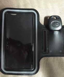 TRIBE Water Resistant Cell Phone Armband Case Running Holder for iPhone Pro Max Plus Mini SE (13/12/11/X/XS/XR/8/7/6/5) Galaxy S Ultra Plus Edge Note (21/20/10/9/8/7/6/5) Adjustable Strap & Key Pocket Black S: iPhone Mini/8/7/6/5/4/3/SE/Galaxy Mini 54 81MNmx65YfL