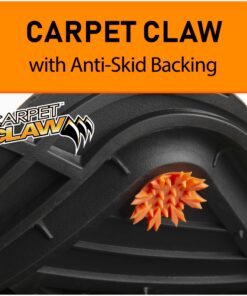 Armor All® 4-Piece Rubber Floor Mats, All-Weather Protection, Universal, Trim to Fit Front, Back, Full Coverage Custom Fit Mats for Cars, Trucks, SUVs - (Black) 4-Piece Black Rubber Floor Mats 36 81MP41KAiL