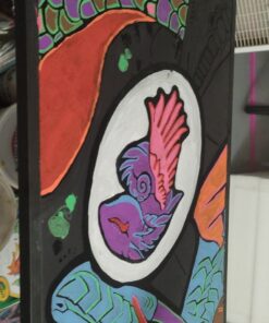 Crafty Croc Liquid Chalk Markers, Neon Chalk Pens Glow Under Blacklight, Includes 2 Each Fluorescent Yellow, Blue, Green, Orange and Pink (10 Pack) 10 Pack Double Neon (2 x Blue, Green, Yellow, Orange, Pink) Bold (6mm) 40 81MTSoVSHAL