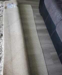 The Original Gorilla Grip Extra Strong Rug Pad Gripper, 5x7 FT, Grips Keep Area Rugs in Place, Thick Slip and Skid Resistant Pads for Hard Floors Under Carpet Mat Cushion and Hardwood Floor Protection 5' x 7' 39 81MTpTDsxlL