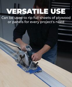 Kreg KMA3700 Accu-Cut XL - Track Saw Guide - With Universal Sled - Make Cross-, Rip- & Angled-Cuts Easily - Straight Cut Guide Track System - Circular Saw Track Guide 20 81MTtddPDKL