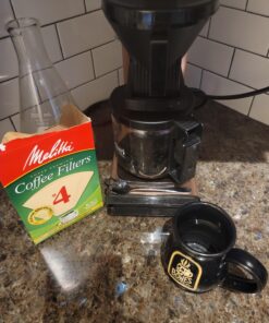 Melitta #4 Cone Coffee Filters, Natural Brown, 100 Count (Pack of 6) 600 Total Filters 41 81MU2dkepL