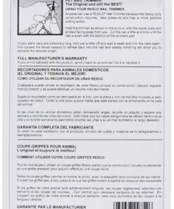 Alternative view of Resco Deluxe Dog Nail Clippers, Original Pet Nail Trimmer, Made in USA, Large, Yellow