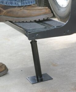 Camco Camper/RV Save-A-Step Brace | Stabilizes RV Steps & Protects Camper Step from Sag and Wear | Features 1,000lb Load Rating & Adjusts from 7-5/8” to 14” | Crafted of Heavy-Gauge Steel (43691) 7-5/8" - 14" Brace 25 81MWRNUyvzL 1