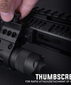 Monstrum Tactical 1" Offset Picatinny Rail Mount for Flashlights 34 81MXOa567zL