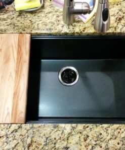 Kraus KGU-413B Undermount Single Bowl Granite Kitchen Sink, 31 Inch, Black 62 81MY42uSzcL