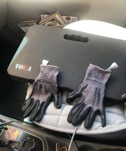 Large Kneeling Pad, High Density Foam Support Knee with Thick Kneeling Mat 17.8"x11"x1.5", Kneeler Pads for Work Gardening, Baby Bath, Yoga, Pray, Exercise, Fitness, 1 Pack BLACK 21 81MZqyxf7L