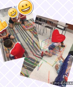 Playlearn LARGE 816 Piece Straws Builders Construction Building Toy – 8 Inch Full Size Straws - Giant Pack with Wheels and Special Connectors 41 81MbZSeGdIL