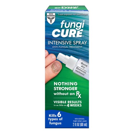 FUNGICURE Intensive Spray, Antifungal Treatment, Kills 6 Types of Fungus, Soothes Itching & Burning, 2 Fl Oz (Pack of 1)