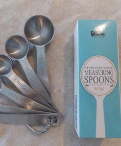 1Easylife 18/8 Stainless Steel Measuring Spoons, Set of 6 for Measuring Dry and Liquid Ingredients 47 81MelwpI4sL