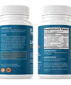 Dr. Tobias Liver 21 Day Cleanse, Herbal Liver Detox Cleanse with Solarplast, Artichoke Extract, Milk Thistle & Dandelion Extract, for Liver Cleanse & Detox, 63 Vegetable Capsules (3 Daily) (63 Count) 63 Count (Pack of 1) 19 81MfPJSAYML