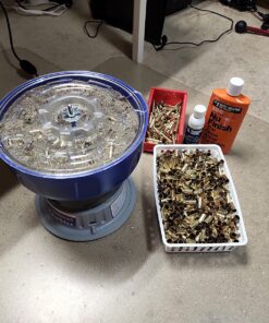 Frankford Arsenal Quick-N-EZ 110V Case Tumbler Kit with Sifter for Brass Cartridge Cleaning and Polishing for Reloading 26 81MfaNJqwnL