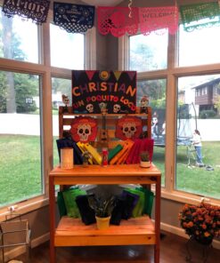 Aneco 50 Pieces 9.5 by 11.5 Inches Non-woven Bags Poly Goodie Treat Bag Rainbow Colors Tote Bag Party Gift Handles Bag Party Favors, 10 Colors 38 81MhdxuKb1L