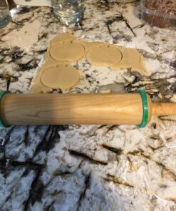 Regency Wraps Evendough Bands, Rolling Pin Rings for Rolling Dough to Precise Thickness for Pizza, Pies, Pastries, Pasta, Set of 4 sizes, Pack of 1 19 81MjFz3EiCL