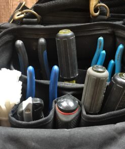 CLC Custom Leathercraft 1608 Electrician's Comfort Lift Combo Tool Belt, 28 Pocket,Black 30 81MjPFM IOL