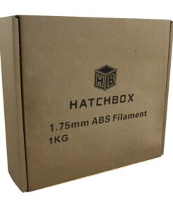 HATCHBOX ABS 3D Printer Filament, Dimensional Accuracy +/- 0.03 mm, 1 kg Spool, 1.75 mm, Black 24 81MmXyc444L