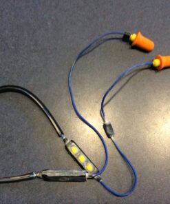 Plugfones Liberate 2.0 Wireless Bluetooth in-Ear Earplug Earbuds- 29NRR Noise Reduction Headphones with Noise Isolating Mic and Controls (Blue & Yellow) Blue/Yellow 25 81Mmq4xp0vL