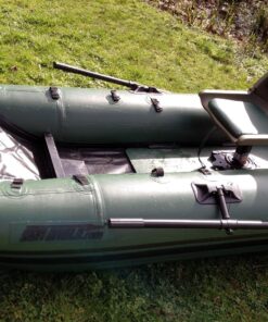 Sea Eagle 285 Frameless Inflatable 9’ Pontoon Fishing Boat - 1 Person- Lightweight, Portable-Perfect for Hunting & Fishing-Sets up in 5 Minutes 285fpb Frameless Fishing Boat Pro Package 56 81MnlgzixoL