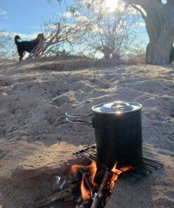 GSI Outdoors Glacier Stainless Steel Bottle Cup I Lightweight Cup or Pot for Travel, Camping and Backpacking - 24 oz Large (Pack of 1) 44 81MpS4kIKNL