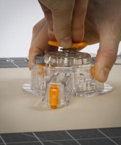 Fiskars Circle Cutter with 3 Replacement Blades - 1" to 8” Cut Length - Arts and Crafts Paper Cutter - Clear/Orange Paper Cutter & Refill Blades 29 81MrB6LYueL