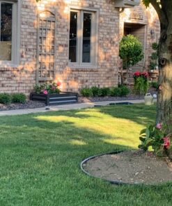 Greenes Fence Antique Iron Powder-Coated Metal Raised Garden Bed Planter 24" W x 48" L 10" High 29 81MrPQfgGoL