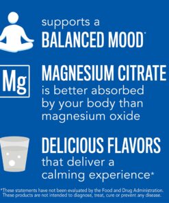 Natural Vitality Calm, Magnesium Citrate & Calcium Supplement, Drink Mix Powder Supports a Healthy Response to Stress, Gluten Free, Vegan, & Non-GMO, Raspberry Lemon, 16 Oz 16 Ounce (Pack of 1) 29 81MtlaFFh L 1
