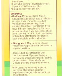 Metamucil Meta Multi-grain Fiber Wafers by Meta Apple Crisp 24 count (Pack of 3) (OLD) 12 Count (Pack of 3) 18 81Mug0Qm7kL