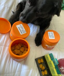 Zesty Paws Omega 3 Alaskan Fish Oil Chew Treats for Dogs - with AlaskOmega for EPA & DHA Fatty Acids - Hip & Joint Support + Skin & Coat Chicken Flavor (90 Soft Chews) 90 Count (Pack of 1) 54 81Mv5TRAX8L 2